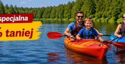 Łatwy i piękny spływ Wierzycą w super cenie – tylko 50 zł/os!